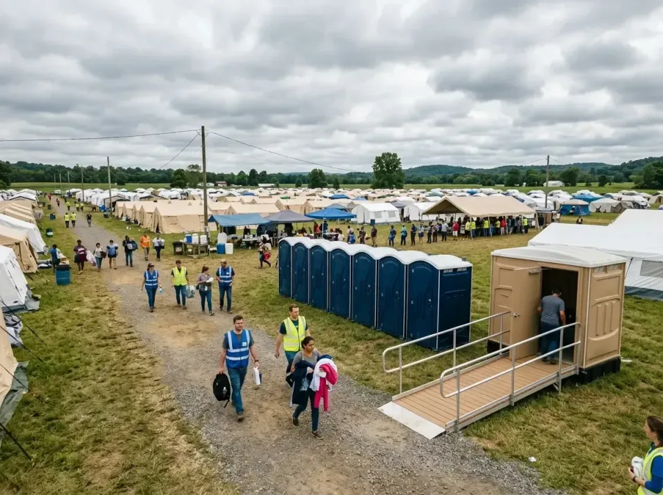 disaster-relief-camp-restrooms-010 — frequently asked questions, Dumpster & Portable Bathrooms Rental in La Vista, NE